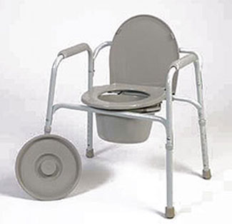 a portable commode